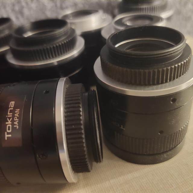 Japan tokina 35mm manual aperture 2/3 inch C-mount lens ເຄື່ອງກວດວິໄສທັດ