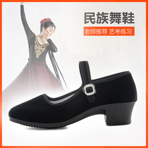 Jiaju Seedling Song Dance Shoes Northeast Examination Class Foam Bottom Women Cloth Shoes Children Flat Bottom National Folk Dance Shoes Folk Dance Shoes