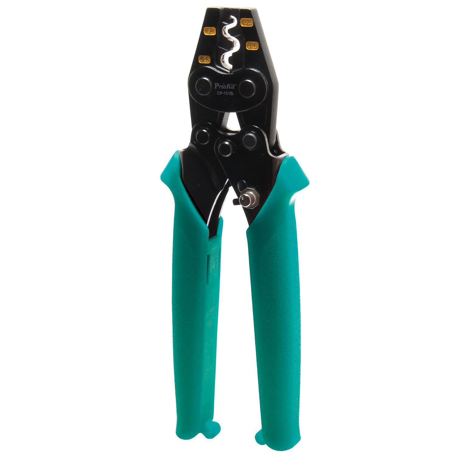 Taiwan Baoworkers CP-151B Industrial grade Y O bare terminal press pliers hooked up to your type ratchet wire crimping pliers cold press pliers