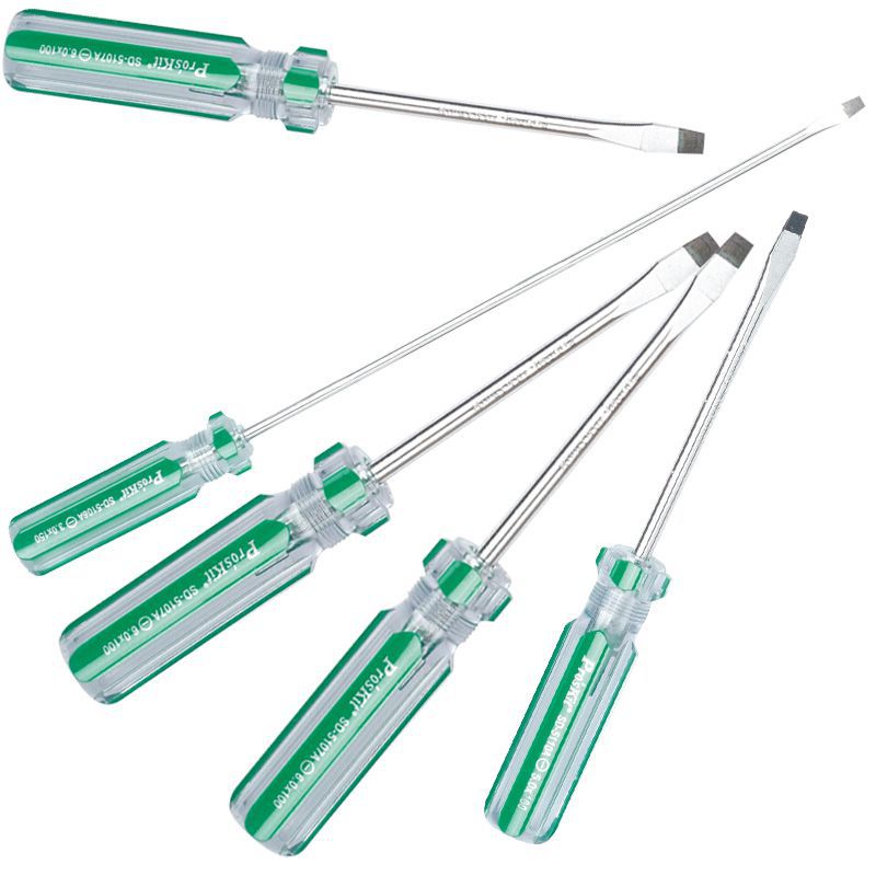 Taiwan Baogong one-word screwdriver crystal handle screwdriver screwdriver one-word screwdriver SD-51 series