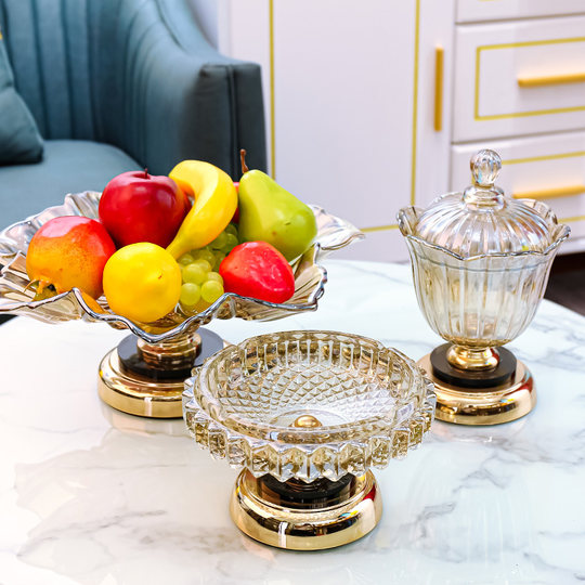 Современная пепельница из хрустального стекла, креативная, стильная, модная, в американском стиле лёгкой роскоши, большого размера, подходит для украшения журнального столика в гостиной.