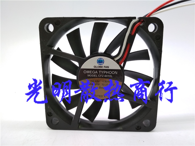 GLOBE FAN TYPHOON CFZ-6010L DC 12V 1 80W 6CM Power fan