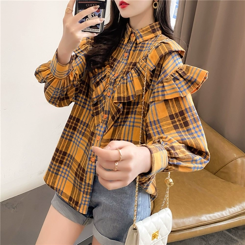 Tide, небольшая дизайнерская ретро рубашка, лонгслив, в западном стиле