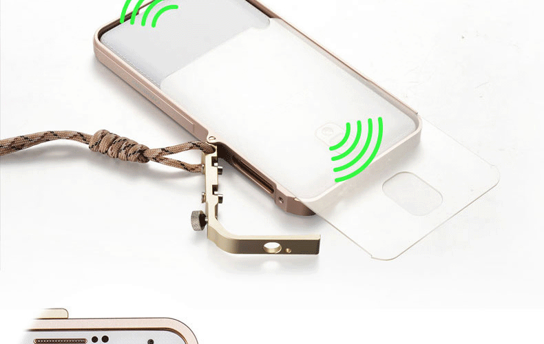 KANENG Mechanical Arm Trigger Aluminum Bumper Metal Frame Case Cover for Samsung Galaxy Note 4 N9100
