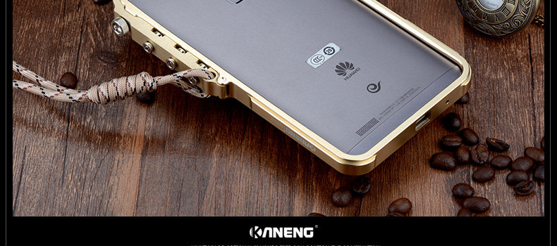 KANENG Mechanical Arm Trigger Aluminum Bumper Metal Frame Case Cover for Huawei Mate 7