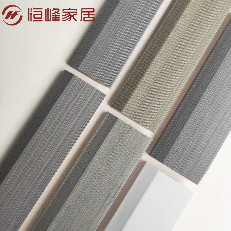 Hengfeng pure solid wood skirting board dragon eye skirting line foot line gray cold color modern simple white ivory