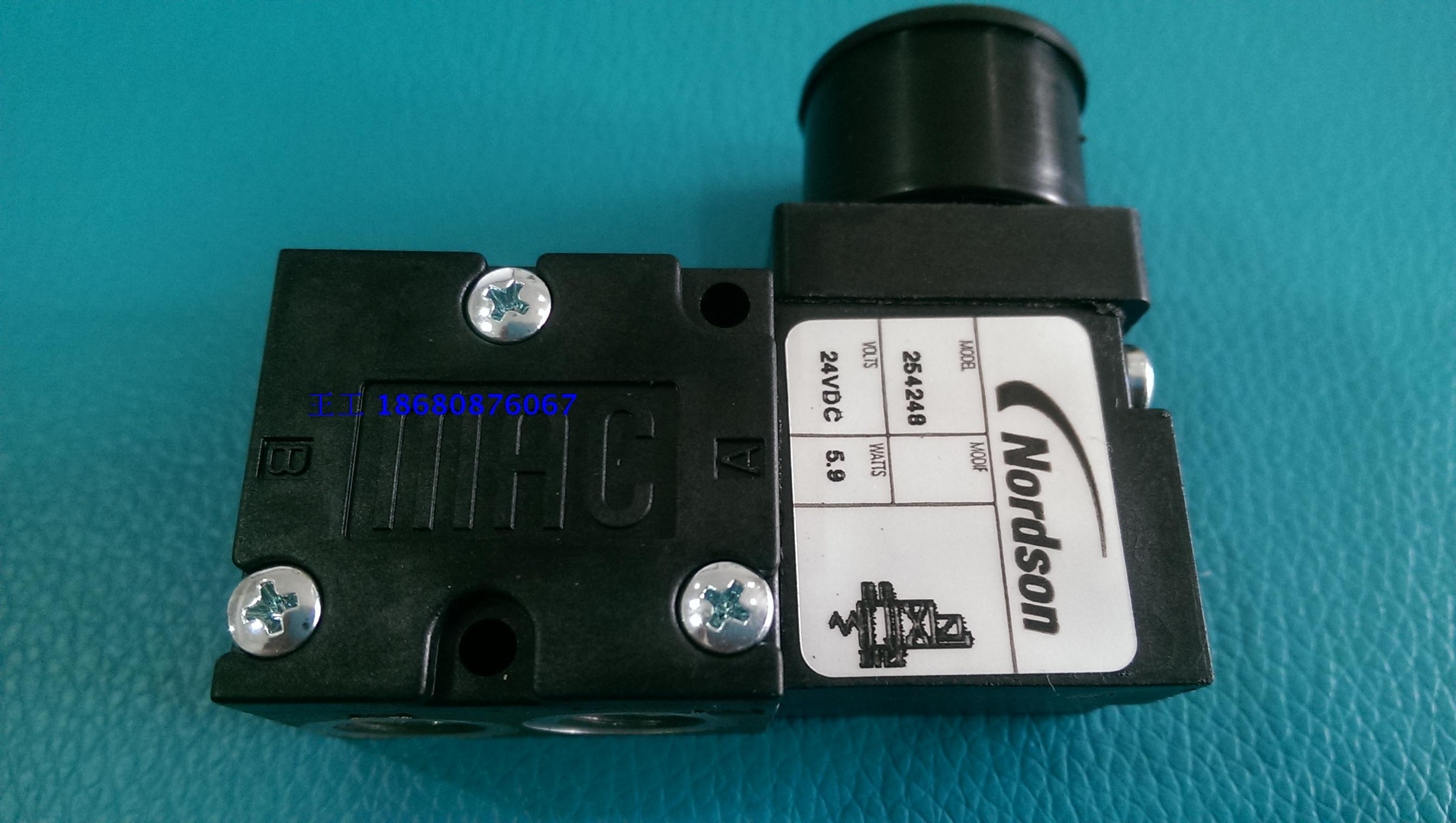 Nordson HOT melt adhesive machine solenoid valve nordson SOLENOID MAC DDUJFJ 254248