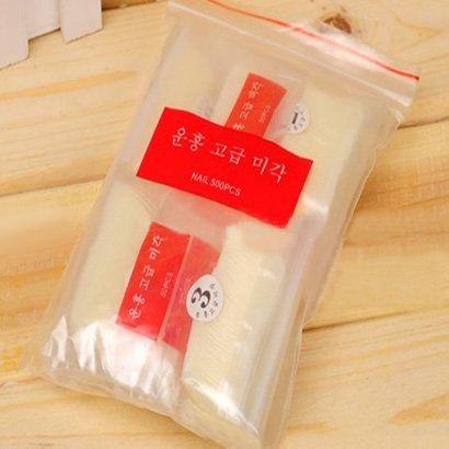 光疗甲片用品 美甲新娘甲贴片 假指甲成品全贴透明指甲片工具套装