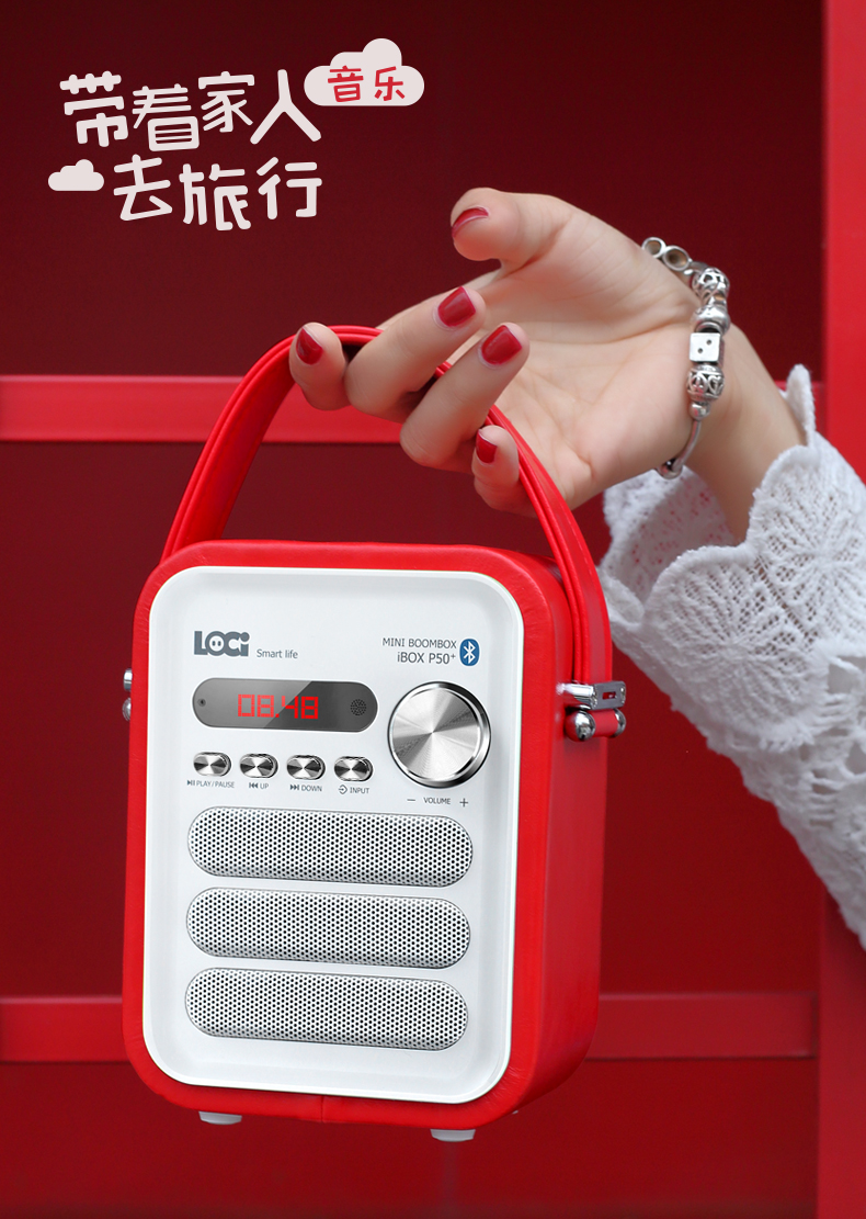 LongTech P50 + máy nghe nhạc bài hát cho trẻ em cầm tay mới U đĩa câu chuyện âm thanh nhỏ Guoxue mini English - Trình phát TV thông minh cục chia wifi