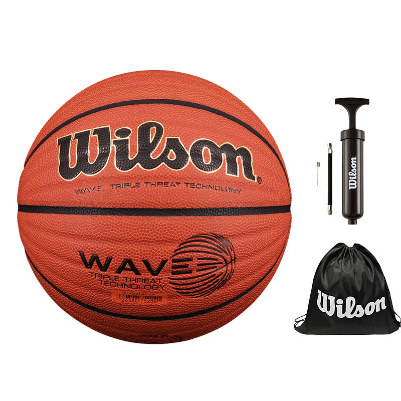 Wilson Official Gold Wave Wear-Resistant Competition Training Indoor and Outdoor No. 7 Basketball Wave Wilson Wtb0620