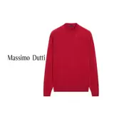 [Ограниченная серия] Новая осенне-зимняя мужская одежда MassimoDutti 2025, новый повседневный свитер из мягкой восковой шерсти с круглым вырезом 00951880601