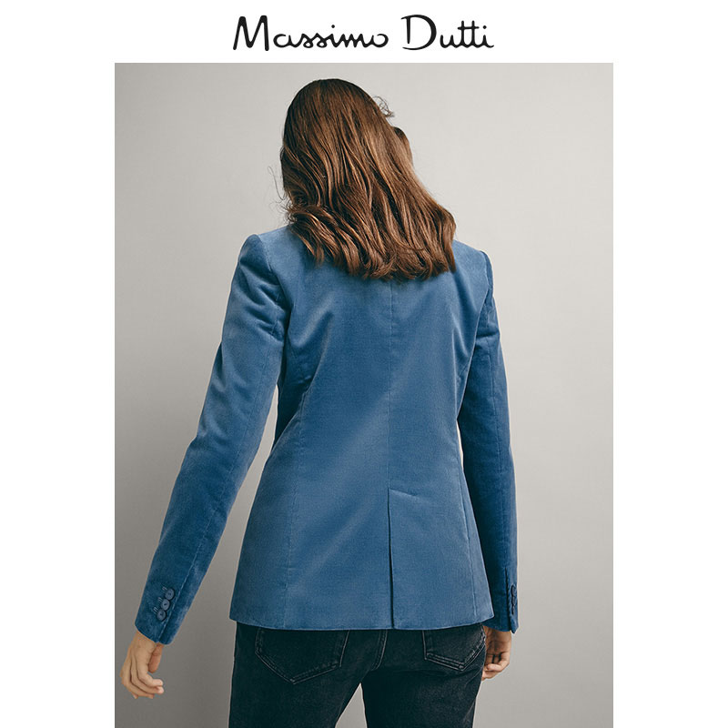 Veste pour femme MASSIMO DUTTI en Coton - Ref 3217765 Image 3