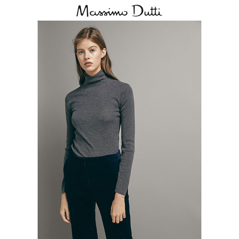 Cardigan MASSIMO DUTTI en De la soie - Ref 3231031 Image 5