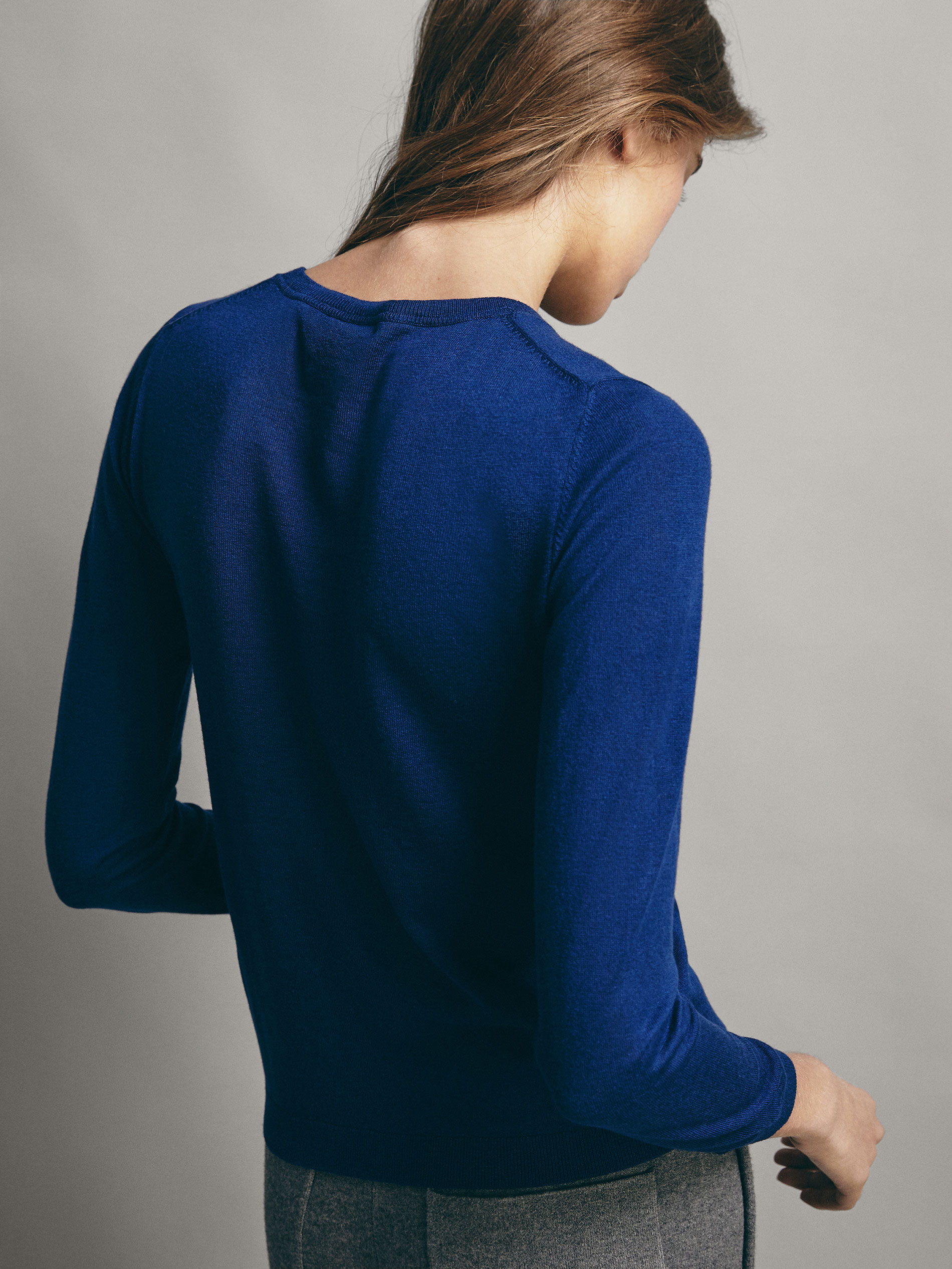 Cardigan MASSIMO DUTTI en De la soie - Ref 3231219 Image 18