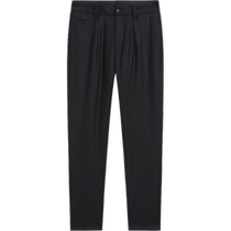(Limited Series) New Autumn and Winter Massimo Dutti Mens Wear 2024 New Urban Commuting Style Black Wool Trousers 00092880800