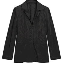 (Limited Series) Spring and Summer New Product MassimoDutti2024 Womens Workplace Commuting Style High-end Black Suit Jacket 06020555800