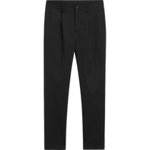 Double 11 Special Massimo Dutti Mens Clothing 2024 Autumn and Winter New Casual Commuting Style Comfortable Cotton Black Elastic Trousers 00013018800