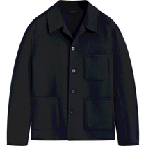 新品特惠(STUDIO限定系列)MassimoDutti男装2023新款羊毛夹克衬衫式外套08804833401