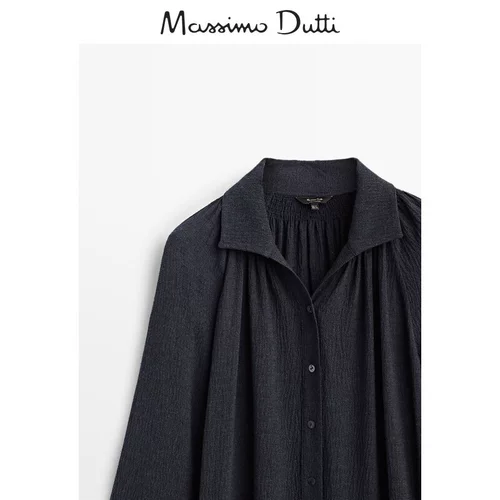Massimo Dutti, демисезонная длинная рубашка, платье