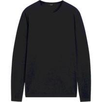 Autumn new MassimoDutti mens clothing 2024 new casual simple commuter style blue round neck long-sleeved sweater sweater 00949348401