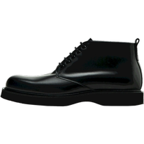 Massimo Dutti Mens Shoes 2024 Summer New Black British Style Napa Soft Leather Ankle Boots 12086350800
