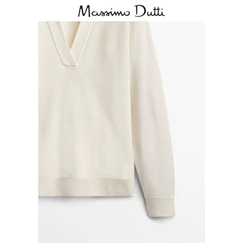 Massimo Dutti, кашемировый трикотажный свитер для отдыха