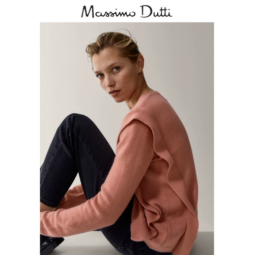 В конце сезона скидка скидка Massimo Dutti Capsule Series Женская одежда осень и зимняя сторона Департамент дизайна. Кассовая кардиган 05676501607