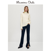 Massimo Dutti Women's Wool Turtleneck Women's Casual Fashion Knitwear Bottoming Sweater Winter 05615560712