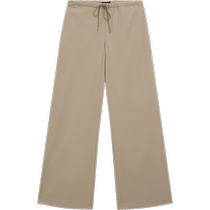 Discount season Massimo Dutti womens clothing 2024 summer new style light camel suit wide leg trousers 05024577776