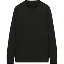 New Autumn and Winter Massimo Dutti Mens Clothing 2024 New Casual Lazy Style Comfortable Cotton Round Neck Long Sleeve T-Shirt 01415750822