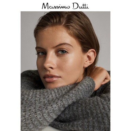 Специальное предложение выбрано Massimo Dutti Женское осенняя и зимняя зимняя зимняя зимняя зимняя портрет Длинной кардиган 05706881829