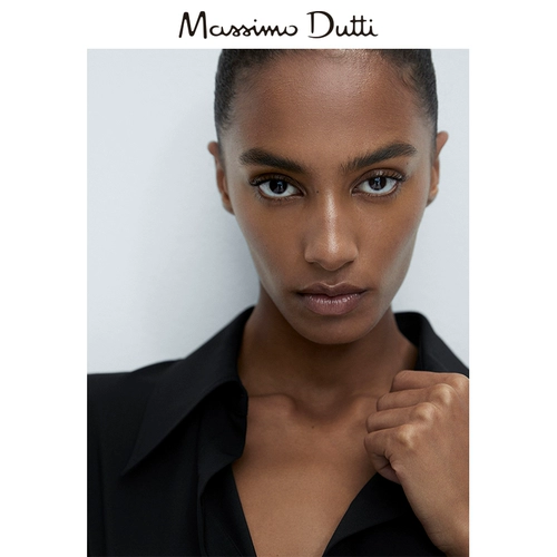 Massimo Dutti, демисезонная длинная дизайнерская рубашка, платье, тренд сезона, французский стиль
