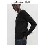Дисконтный сезон Massimodutti Женский спорт 2024 Летний новый элегантный элегантный мягкий мягкий мягкий негарный кашемир ведический пот -свитер 05681541800