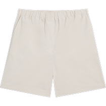 Discount season Massimo Dutti 2024 womens clothing casual smart commuting style light brown pure cotton elastic waist shorts 05009706806