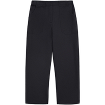 New Product Special Massimo Dutti 2024 Womens Clothing Casual Lazy Commuting Style Comfortable Cotton Mid-Waist Wide-Leg Trousers 05035835401