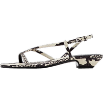 New Season Special Massimo Dutti Womens Shoes 2024 Summer New Animal Print High Heel Sandals 11600450201