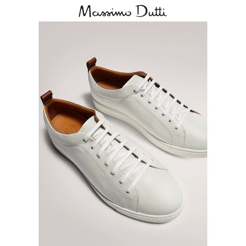 Massimo Dutti, белые напяточники, спортивная обувь для отдыха, белая обувь