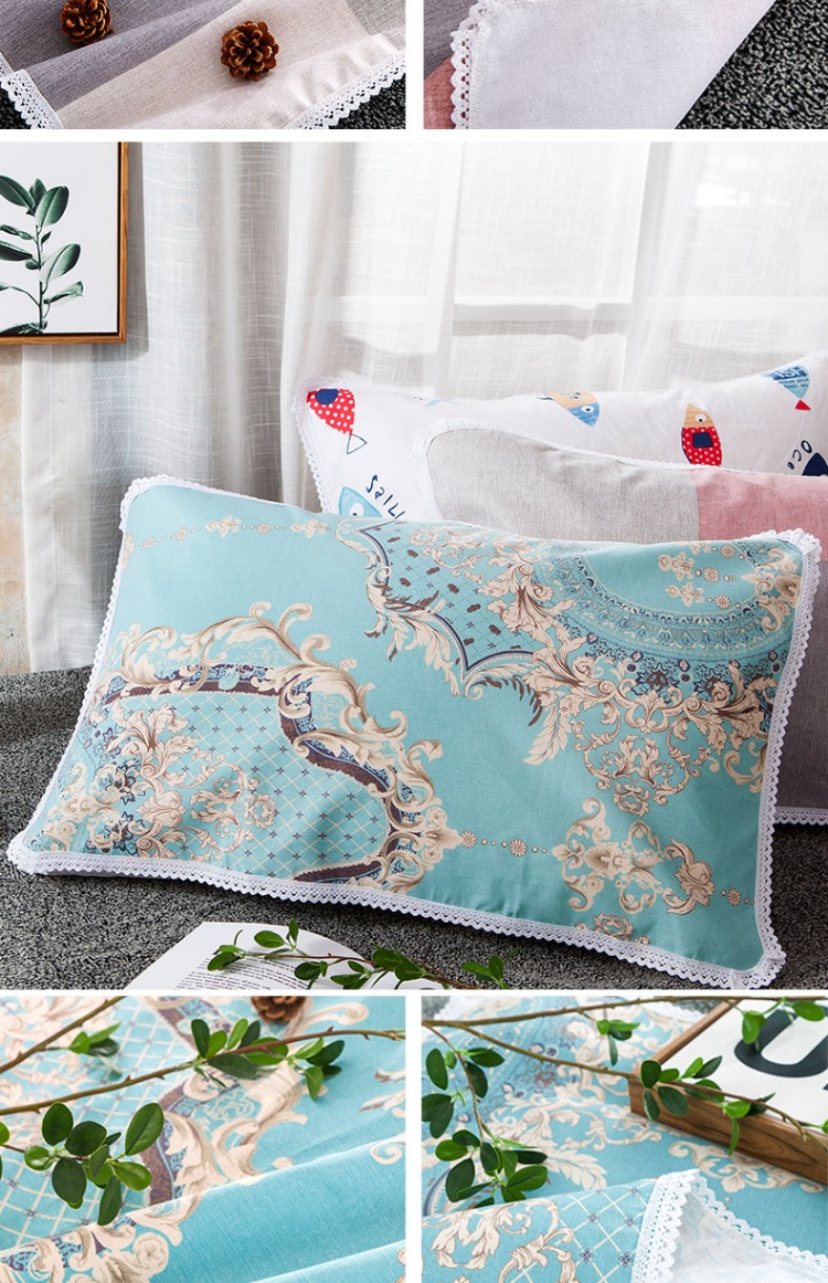Vải cotton 100% cũ thô vải thô dày khăn gối đơn vỏ gối vuông