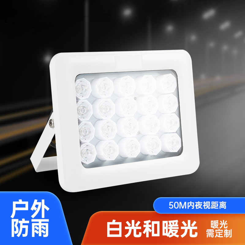 Monitor white light LED Tonic Light light Vehicle Catch Light 20 light Tonic Light Camera Assisted Light DC12V degree view