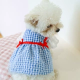 Собака бичон Померанский Йоркшир VIP Teddy Olde Женская собака платье принцесса летняя одежда тонкая удобная