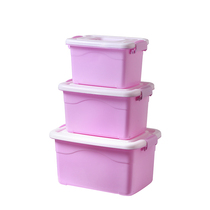 Plus size transparent thickened plastic storage box Quilt clothes storage box Toy storage box Finishing box Glove box