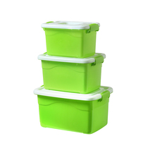  Thickened portable transparent storage box Plastic toy storage box with lid small and medium-sized clothes storage box storage box