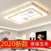 Living room simple modern household 2020 lamps and lanterns new rectangular headlights LED ceiling lights atmospheric living room lights