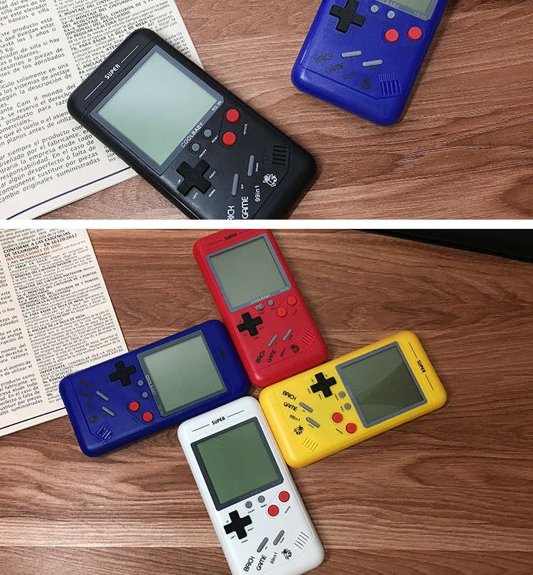 Cổ điển Tetris trò chơi máy màn hình lớn trẻ em sinh viên người già hoài cổ câu đố nhỏ cầm tay game console máy chơi điện tử cầm tay