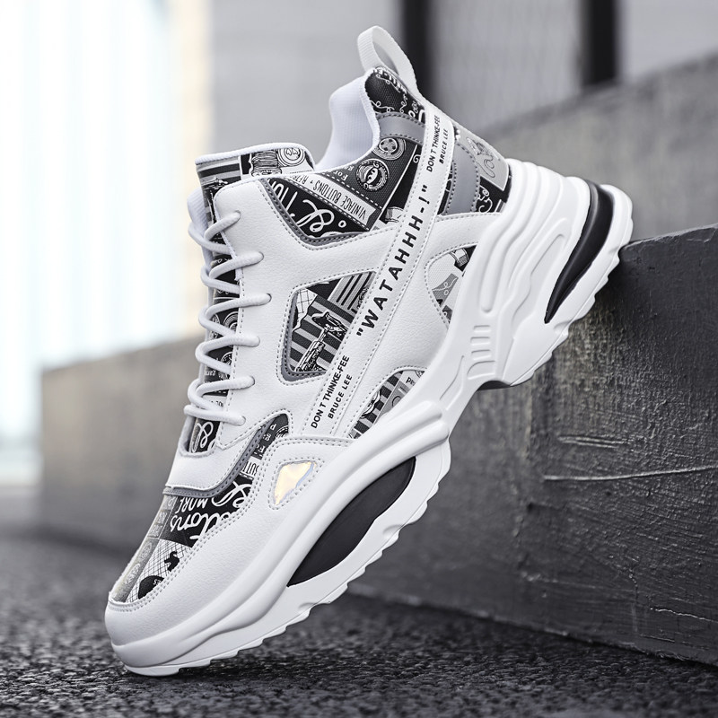 Men Shoes Spring 2022 New Trends 100 Hitch Sports Casual Early School Kids Net Red Explosive High Cylinder Old Daddy Tide Shoes