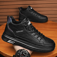 giày bếp nam Giày nam màu đen nguyên chất thể thao mùa thu và giải trí chống trượt chống nước làm việc nhà bếp đầu bếp giày da nam bảo hiểm lao động Giày giày bếp chuyên dụng giầy cho đầu bếp