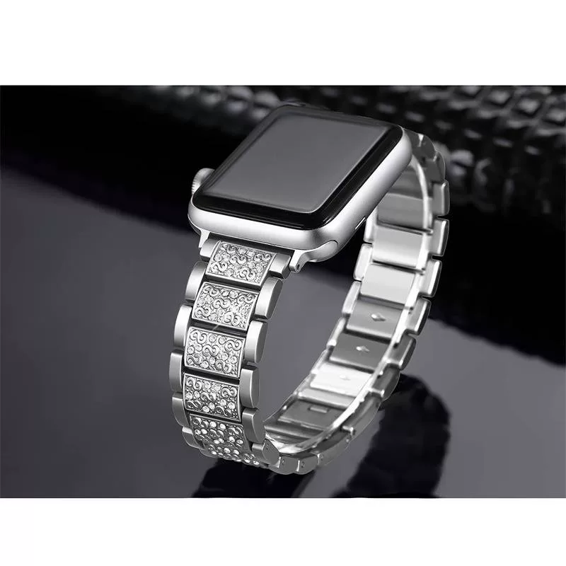 [Подходит для Apple Watch iWatch9 ремешок Apple Watch 7/6/5/4 поколение золотой камень Ultra trendy S7 цепь S8 мини 41/49 мм женский SE ремешок S5 новый]