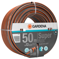 GARDENA imported from Germany anti-winding and knot-proof six-star explosion-proof and pressure-resistant PVC four-point water pipe hose