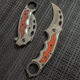 Outdoor Portable Foldableing Knife Claw Claw Knife Sharp High Hardness Portable Knife Fishing Camping Style Survival Knife Knife