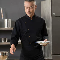 Черный лонгслив, фартук